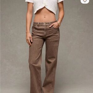 American Eagle Stretch High Waisted Stovepipe Jeans